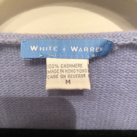 Cashmere- light blue button up cardigan - Picture 4 of 6